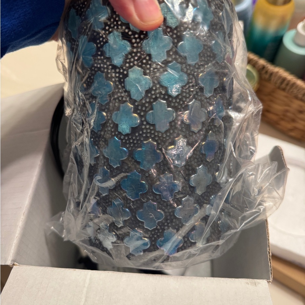 Scentsy Marrakesh Warmer with Vibrant Floral Design